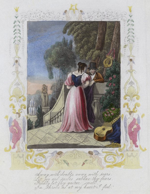 Biglietto di San Valentino britannico con un