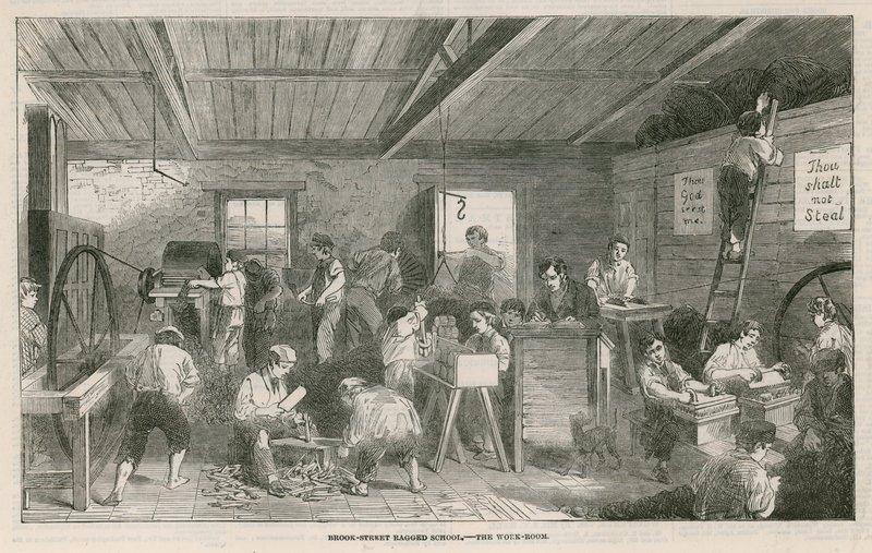 Brook Street, Scuola per poveri e industriale da English School