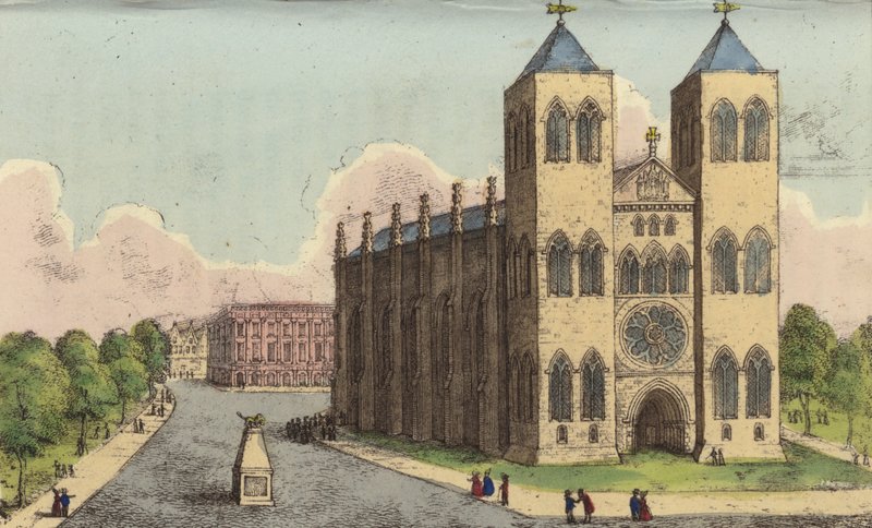 Cattedrale di Brunswick, Germania, luogo di riposo finale della regina Carolina, moglie separata di re Giorgio IV da English School