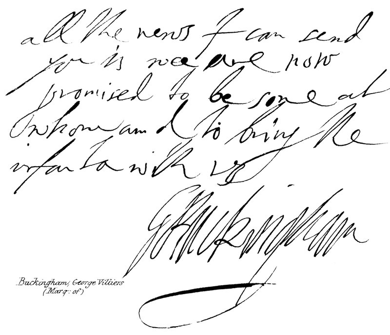 Buckingham, George Villiers, Marchese di da English School