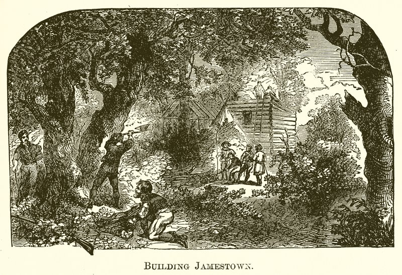 Costruzione di Jamestown da English School