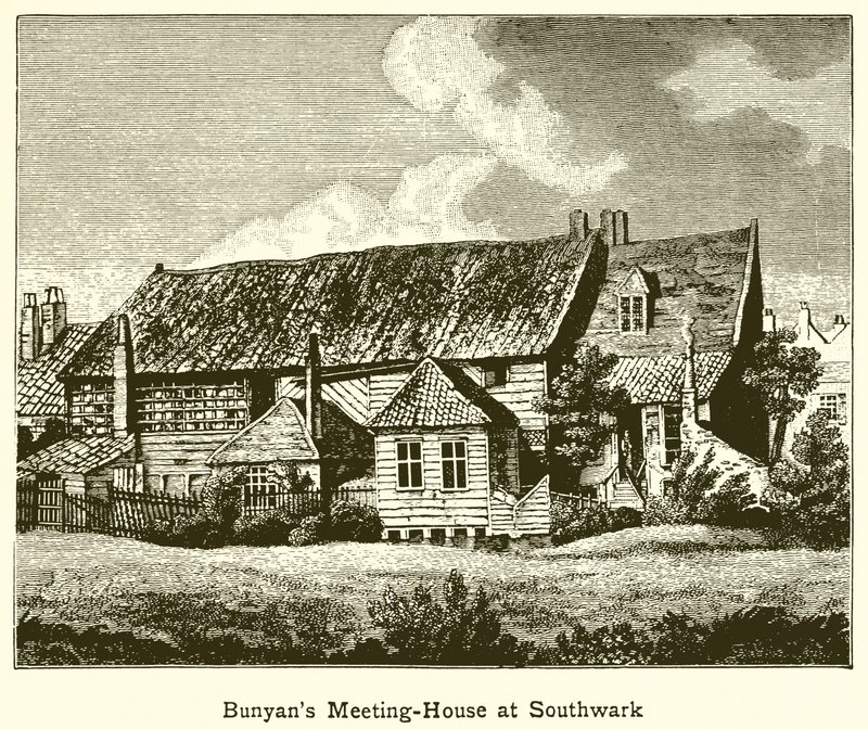La sala riunioni di Bunyan a Southwark da English School