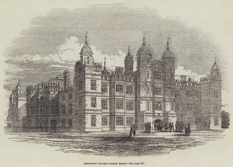 Burghley House, Facciata Nord da English School