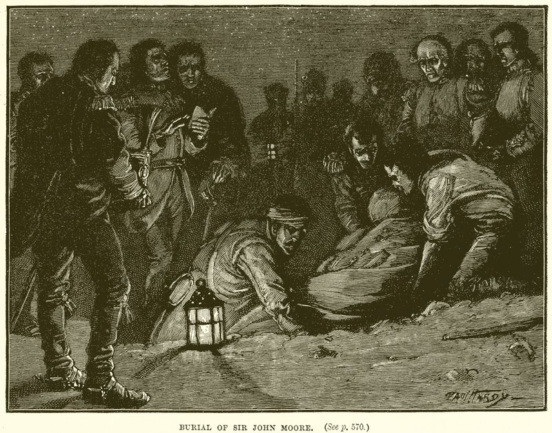 Sepoltura di Sir John Moore da English School