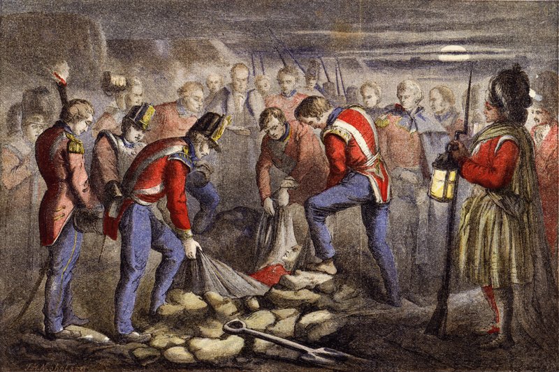 Sepoltura di Sir John Moore da English School
