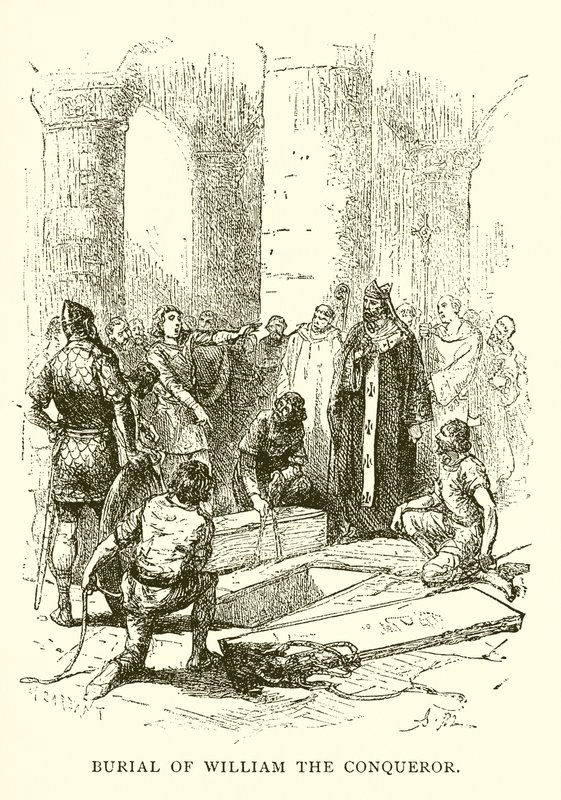 Sepoltura di Guglielmo il Conquistatore da English School