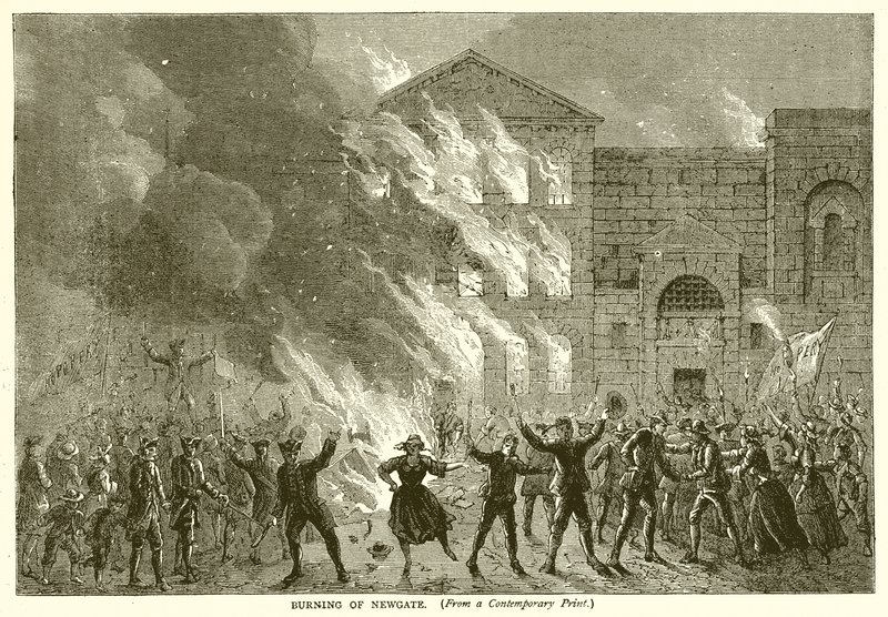 Incendio di Newgate da English School
