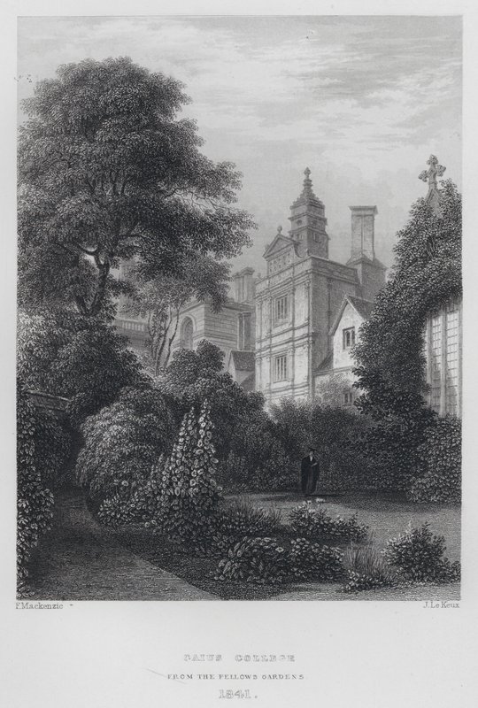 Caius College, dai Giardini dei Fellows da English School