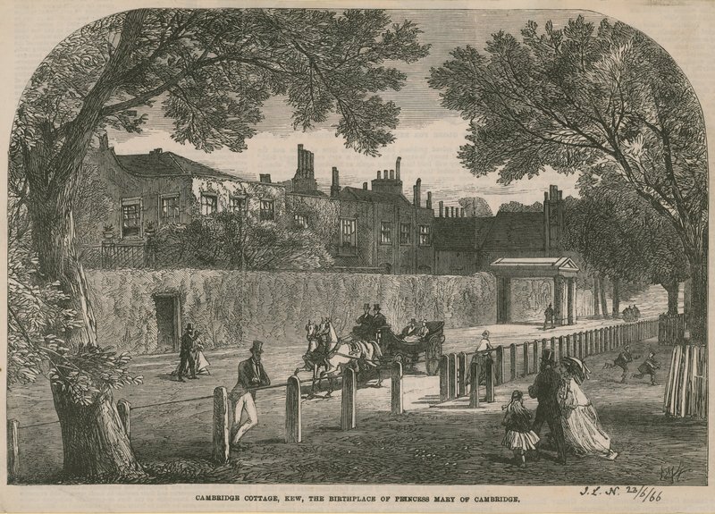 Cambridge Cottage, Kew, il luogo di nascita della Principessa Mary di Cambridge da English School