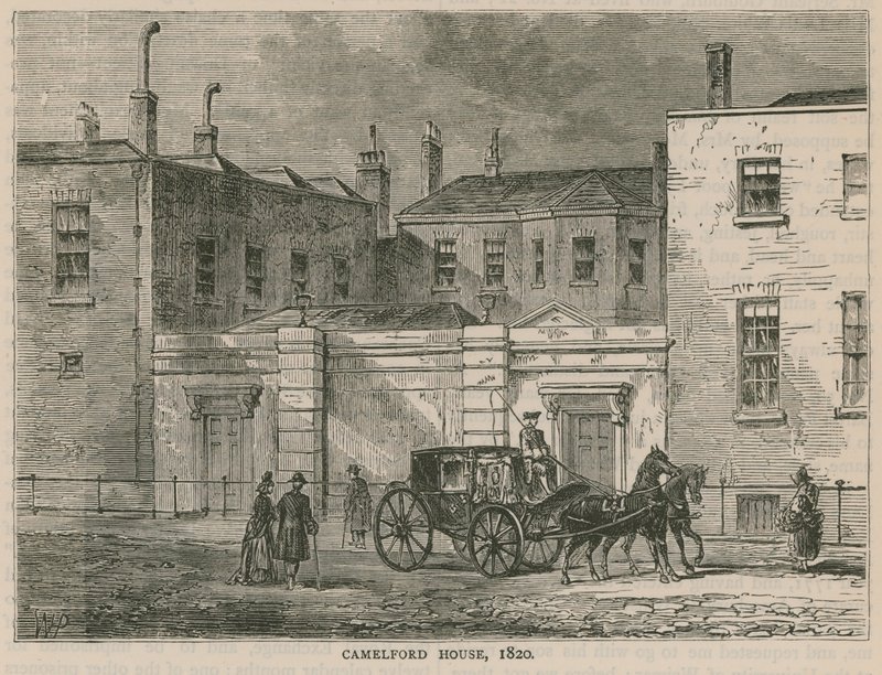 Camelford House, Londra, 1820 da English School