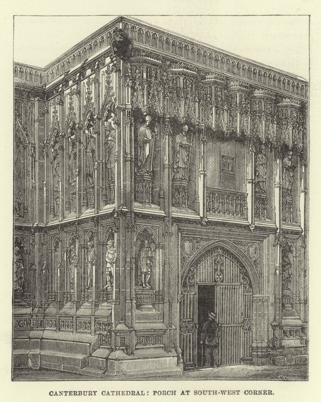 Cattedrale di Canterbury, portico all