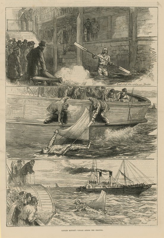 Il viaggio del Capitano Boyton attraverso il Canale da English School