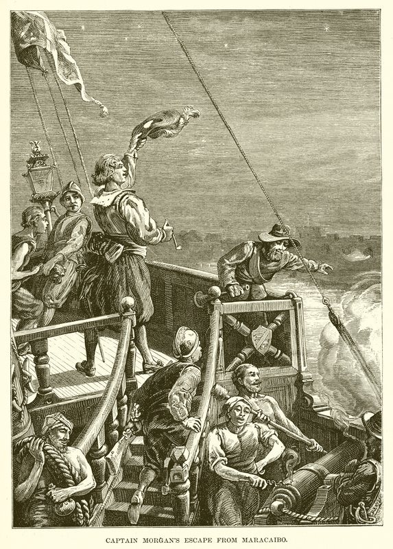 Fuga del capitano Morgan da Maracaibo da English School