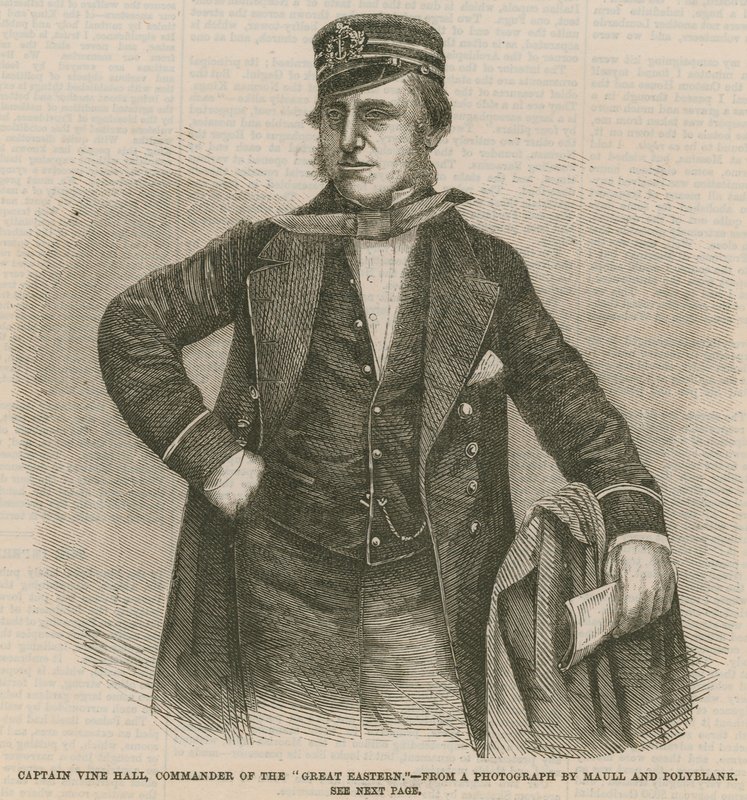 Capitano Vine Hall, comandante del Great Eastern da English School