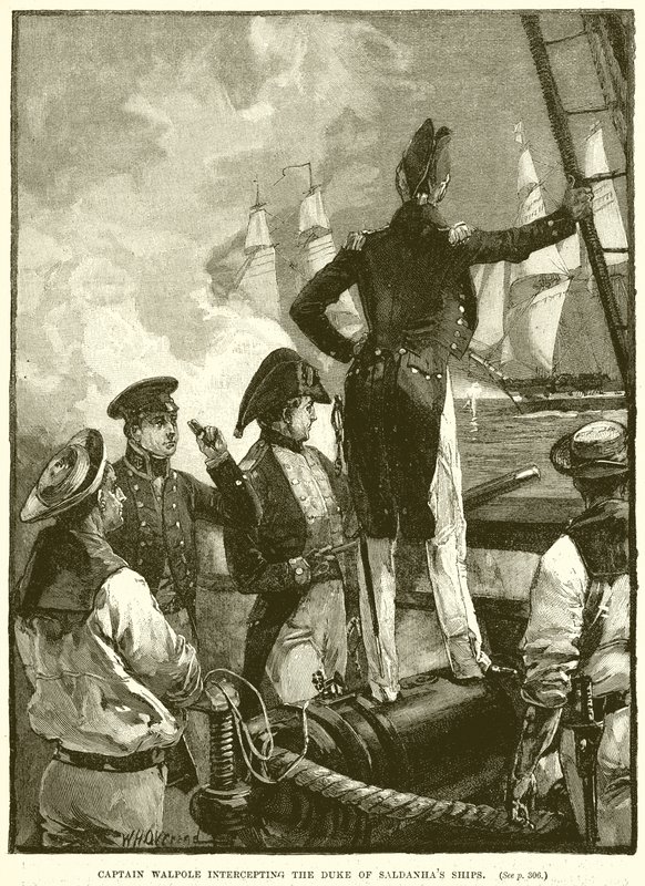 Il capitano Walpole intercetta le navi del duca di Saldanha da English School