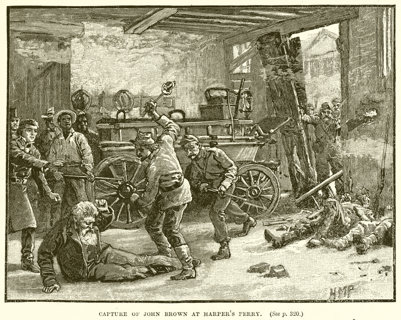 Cattura di John Brown a Harpers Ferry da English School
