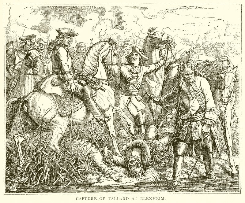 Cattura di Tallard a Blenheim da English School