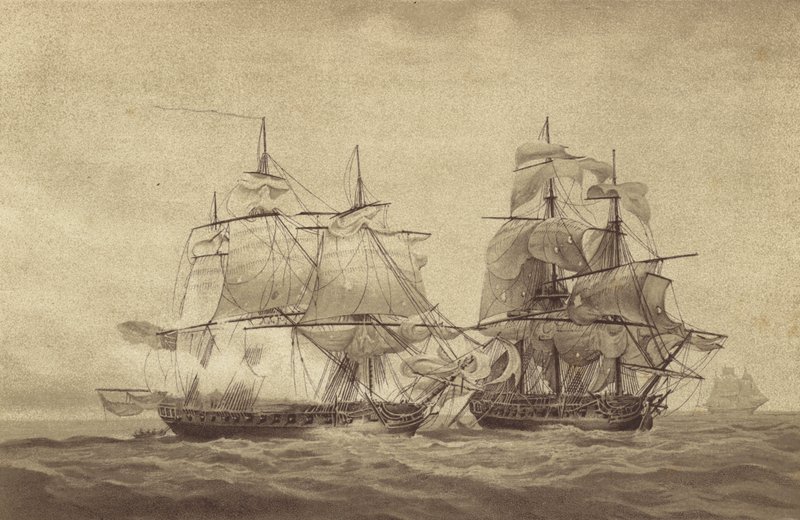 Cattura della fregata francese l