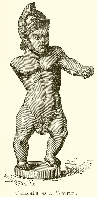 Caracalla come guerriero da English School
