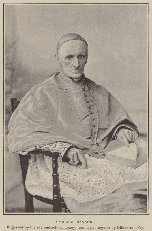 Il cardinale Manning (incisione) da English School