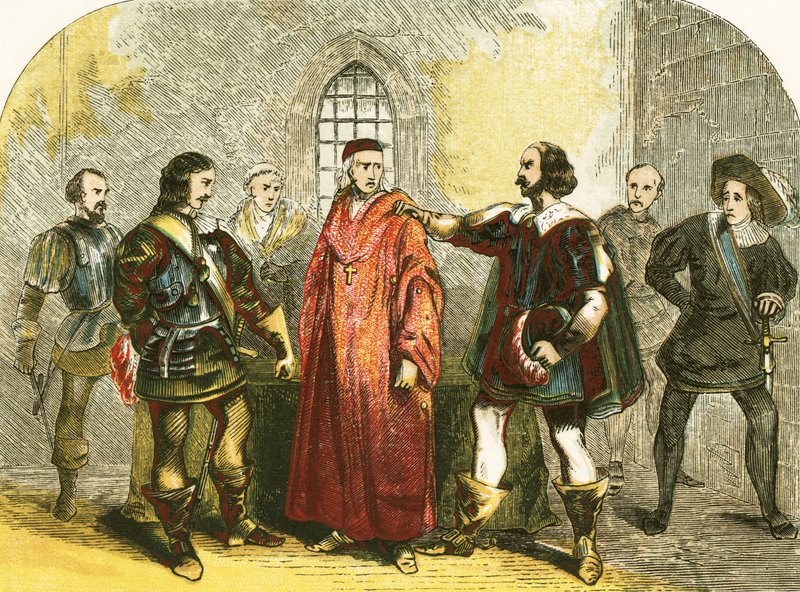 Il cardinale Wolsey arrestato per alto tradimento da English School