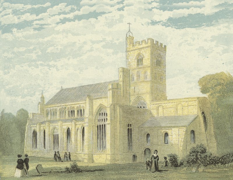 Cattedrale di Carlisle, Vista Nord-Ovest da English School
