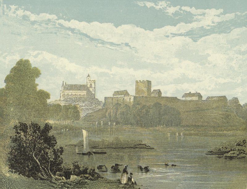 Cattedrale di Carlisle, Vista Sud-Ovest da English School