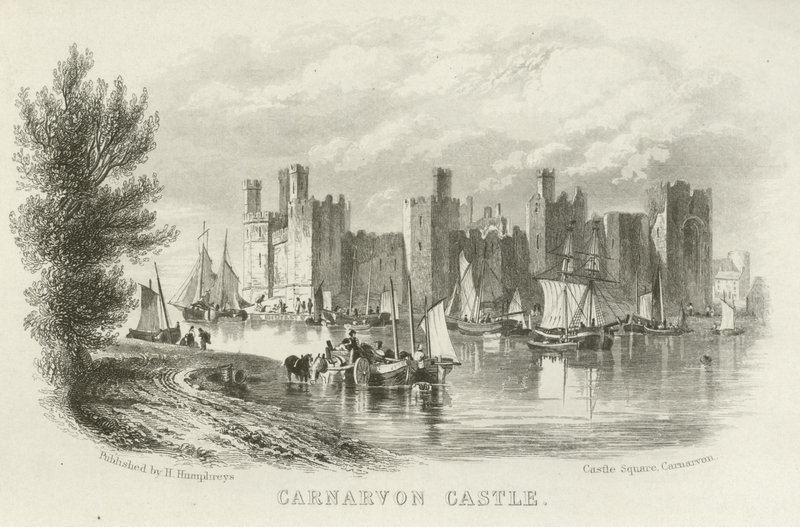Castello di Carnarvon, Galles del Nord da English School