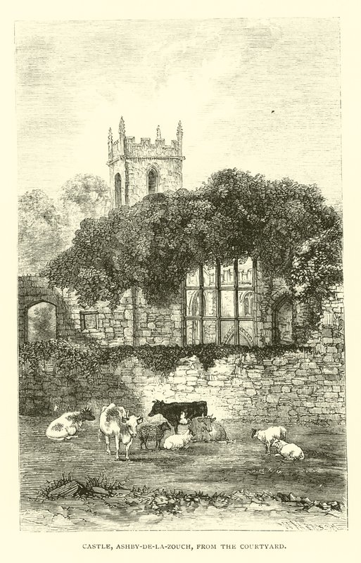 Castello, Ashby-de-la-Zouch, dal Cortile da English School