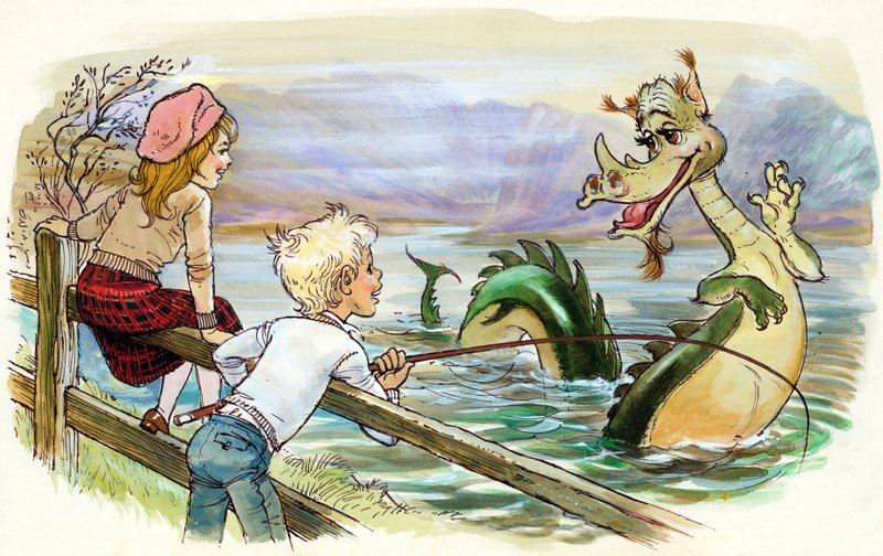 Catturare il mostro di Loch Ness da English School
