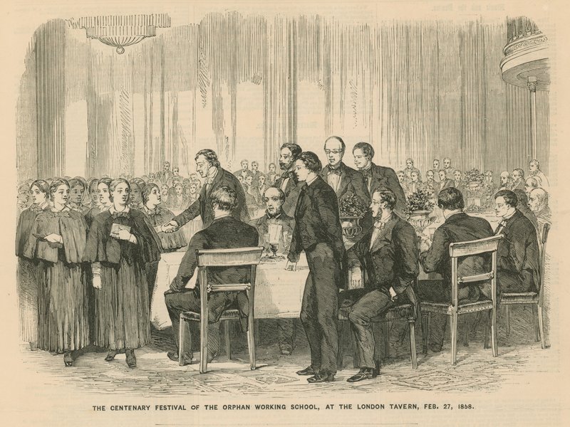 Festival del Centenario della Scuola di Lavoro per Orfani alla London Tavern da English School