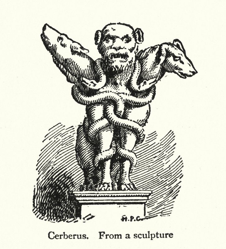 Cerbero (litografia) da English School