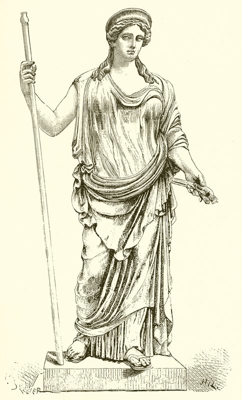 Cerere trovata a Ostia nel 1856 (Museo del Vaticano) da English School
