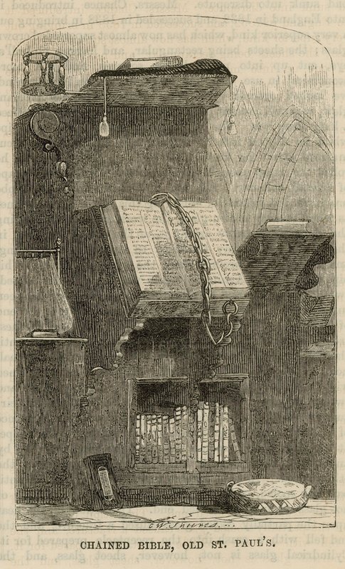 Bibbia incatenata, Vecchia St Pauls da English School