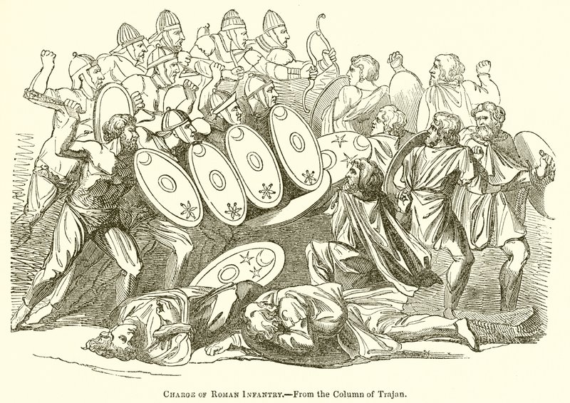 Carica della fanteria romana da English School