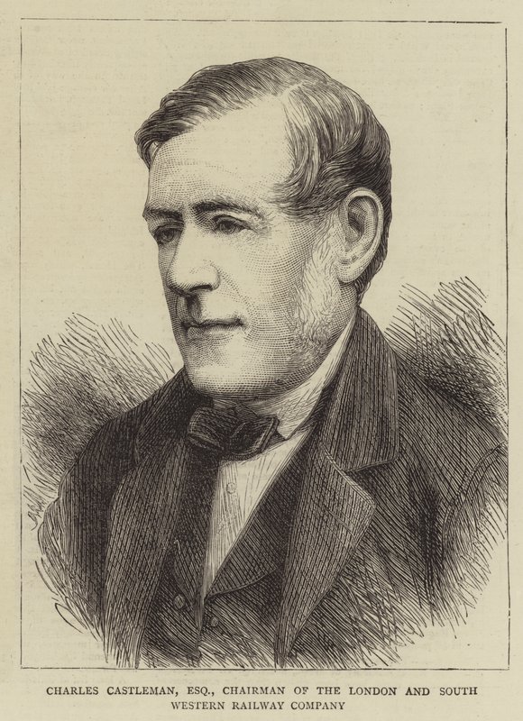 Charles Castleman, Esquire, presidente della London and South Western Railway Company da English School