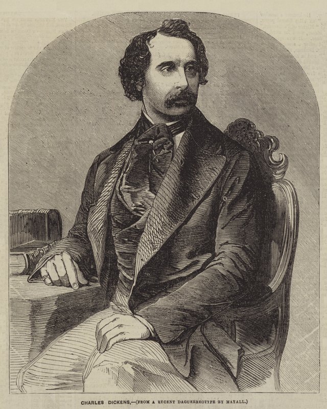 Charles Dickens (incisione) da English School