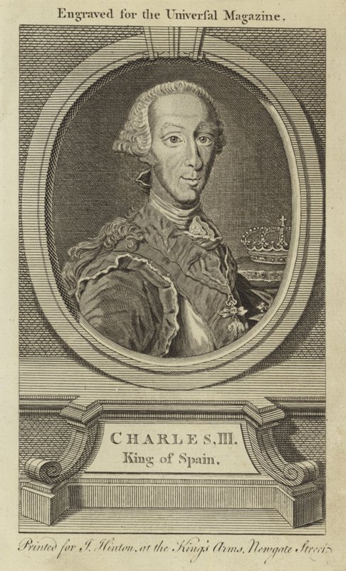 Carlo III, Re di Spagna da English School