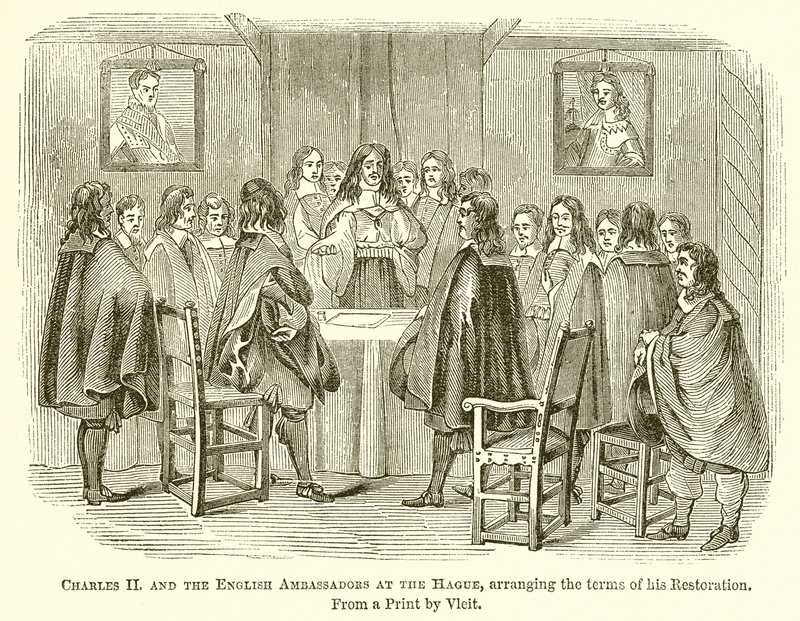 Carlo II e gli Ambasciatori Inglesi all