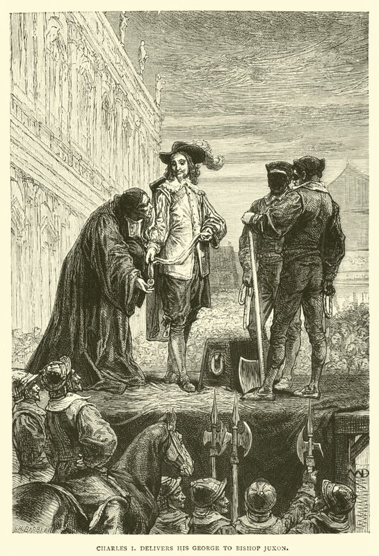 Carlo I consegna il suo George al vescovo Juxon da English School