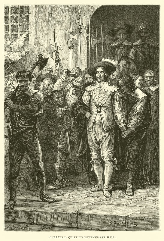 Carlo I lascia Westminster Hall da English School