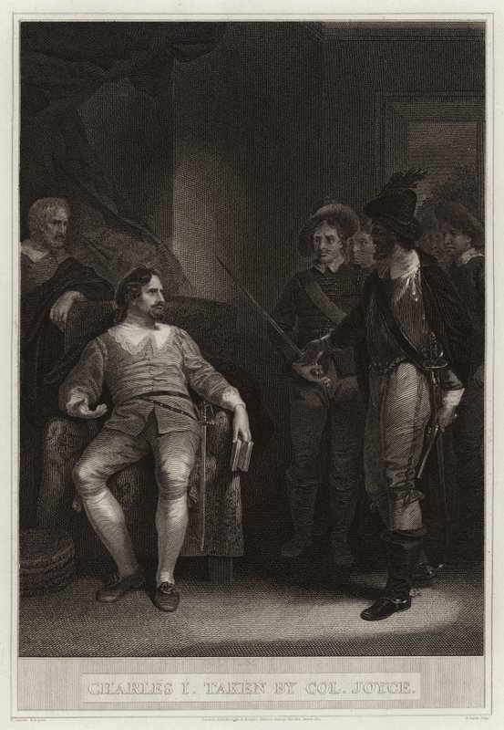 Carlo I catturato da Col Joyce da English School