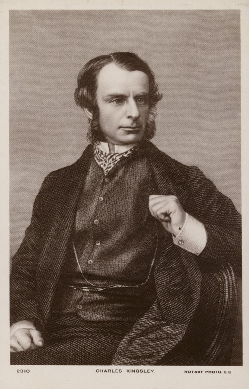 Charles Kingsley (1819-1875), ecclesiastico, storico e romanziere inglese (litografia) da English School