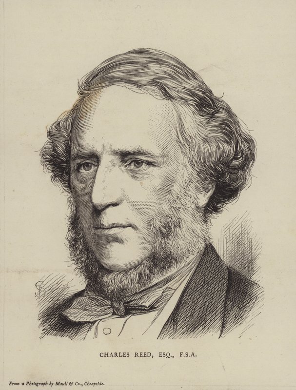Charles Reed, politico britannico, MP e membro della Society of Antiquaries da English School