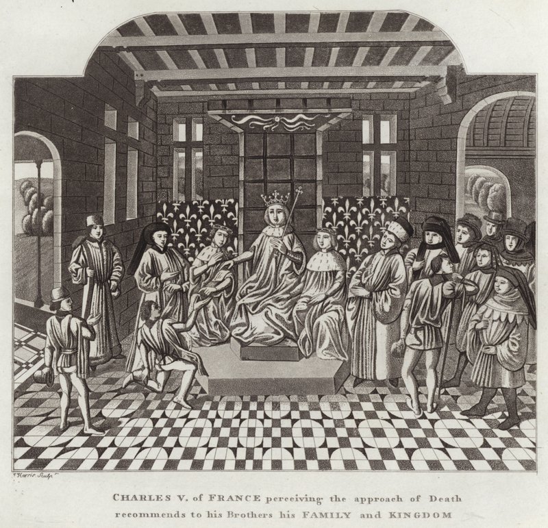 Carlo V di Francia, percependo l