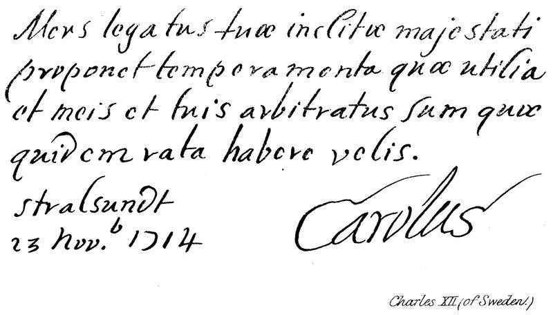 Carlo XII (di Svezia) da English School