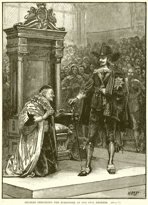 Carlo chiede la resa dei Cinque Membri da English School