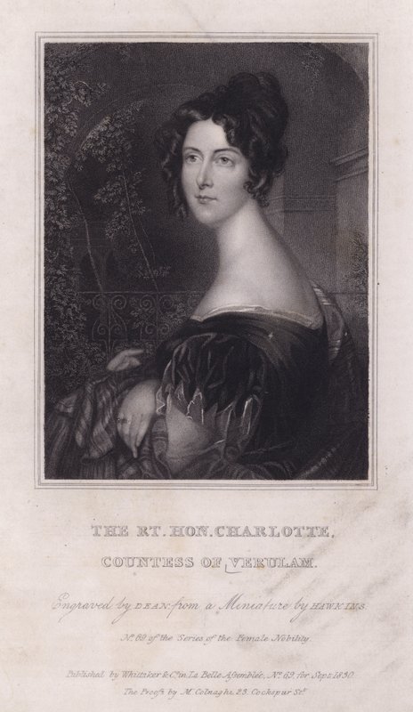 Charlotte, contessa di Verulam, moglie di James Grimston da English School