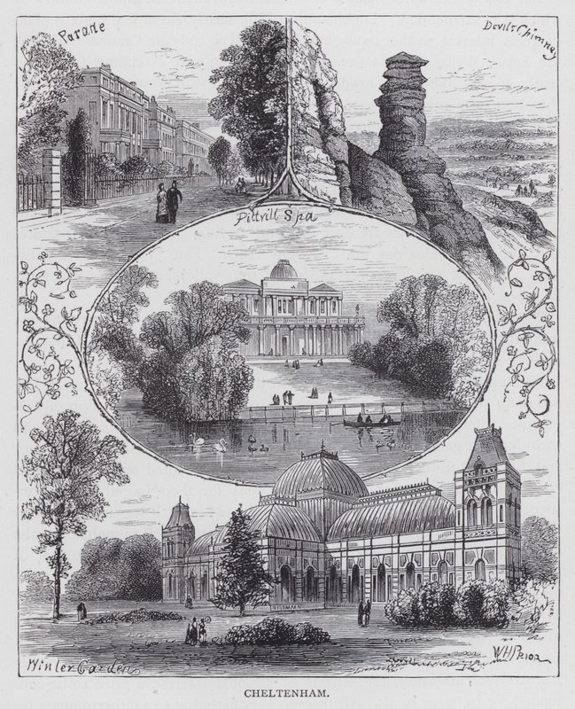 Cheltenham (incisione) da English School