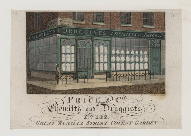 Chimici e farmacisti, Price & Co, biglietto da visita da English School